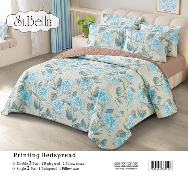 Printed bedspread pattern